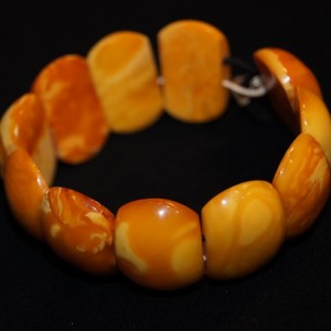 Vintage amber bracelet